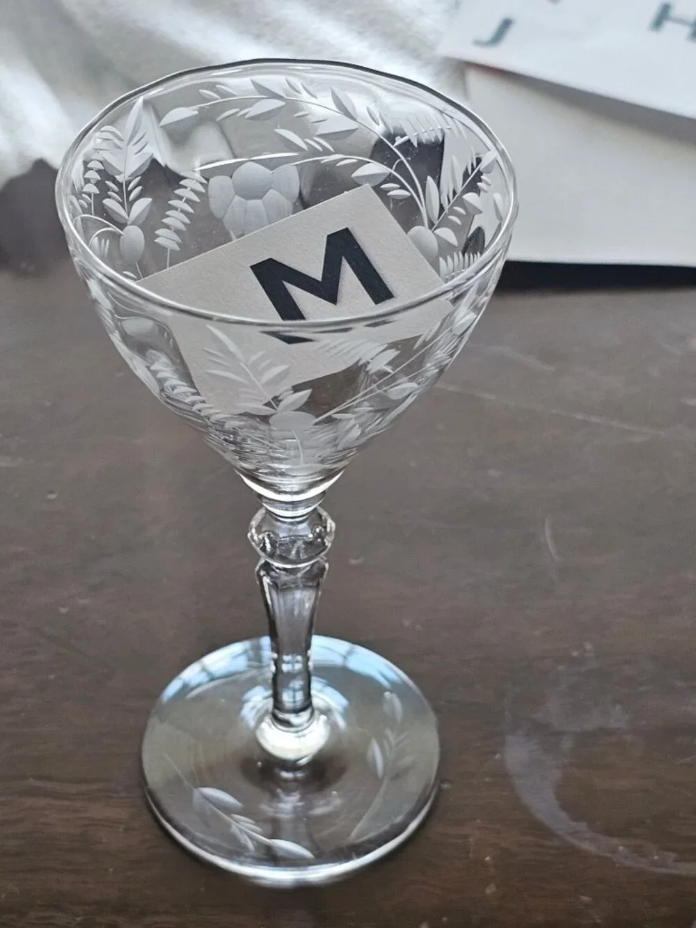 Rock Sharpe Floral Liquor Cocktail Glass 5